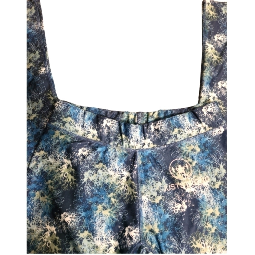 Just Strong Blue Coral Athletic Leggings - Picture 9 of 10